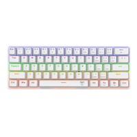 T-Dagger - Teclado Arena TGK321W RGB Switch Brown Español - White