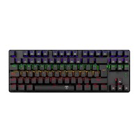 T-Dagger - Teclado Bora TGK313 TKL Rainbow Spa Switch Red - Negro