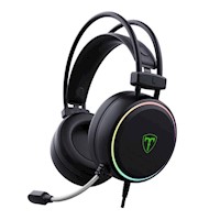T-Dagger - Audífono Sona T-RGH304 Sonido 7.1 RGB - Black