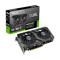 Tarjeta de Video Asus Nvidia Dual RTX 4060 8GB EVO OC Edition GDDR6