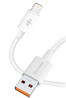 Wesdar - Cable 200cm Lightning a USB PD 20W 6A - Blanco