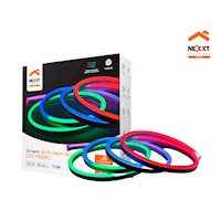 Cinta luz neón LED Nexxt NHB-S616 Smart RGBIC Brillo Regulable Control de color IP65
