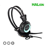 Audífonos Halion T3 Para Pc CMicrófono Cable 22m Verde