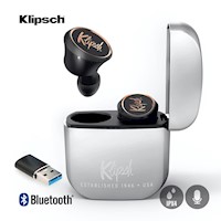 Audífonos Bluetooth Klipsch T5 True Wireless Impermeable IPX4