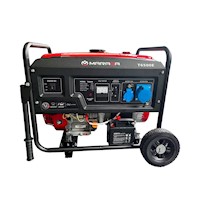 Generador a Gasolina 5.5 Kw 220V Monof. + Encendido Eléctrico + Llantas + Jalador