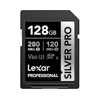 Memoria SDXC UHS-II Lexar Professional SILVER PRO 128GB - W:120MB/s -R:280MB/s
