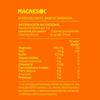 Magnesol Efervescente Naranja - Caja x 33 sobres