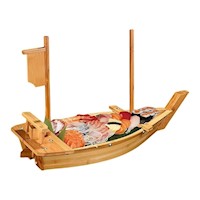 Tabla De Bambu Barco 6pza