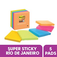 Notas Adhesivas 654 Post It Supersticky Rio De Janeiro