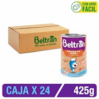 Tall Grated De Jurel Beltrán Agua Y Sal 425Gr Caja X 24 Uni.