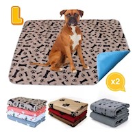 Pañal de Piso Reutilizable para Perros L 80x90cm Super Absorbente