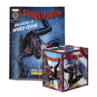 Spiderman in to Spiderverse, 1 Álbum Tapa Blanda + 1 Cajita (50 Sobres)