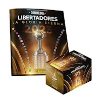 Copa Libertadores 2023, 1 Álbum Tapa Blanda + 1 Cajita (50 Sobres)