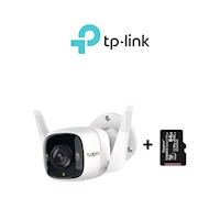 Cámara de seguridad wi-fi para exteriores 2K Tapo-C320WS - Tp-Link + SD 64 GB