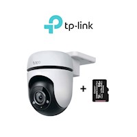 Cámara de seguridad Wi-Fi para exteriores 2K Tapo-C510W - Tp-Link + SD 64 GB