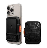 Tarjetero Magsafe Spigen Lock Fit Wallet Negro