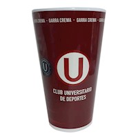 Taza Ceramica Latte Club Universitario Deportes Logo Oficial