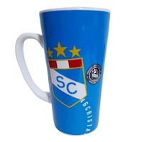 Taza Ceramica Latte Club Sporting Cristal Logo Oficial 300ml