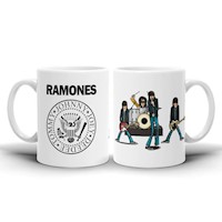 Taza Ramones de 11 onzas cerámica