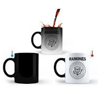 Taza mágica Ramones de 11 onzas cerámica