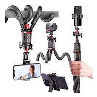 Trípode Selfie con Disparador Bluetooth Octopus Flexible