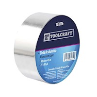 Cinta de aluminio para ducto 50mm x 45 metros TC1076 Toolcraf