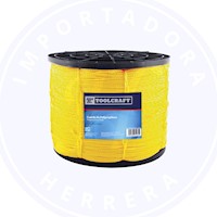 Cuerda de Polipropileno 5/16" 25Kg Toolcraft TC1156