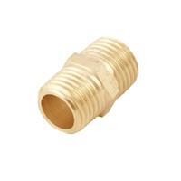Acoplador de latón 1/4" macho/macho TC2009 Toolcraft
