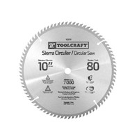 Disco sierra circular de 10" 80 dientes eje de 1" (No ferrosos) TC2334