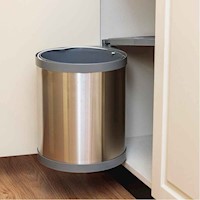 Tacho de basura de acero 14l más casa perú