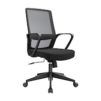 Silla de Oficina Ergonómica Andy Negro Gerente Ofideas