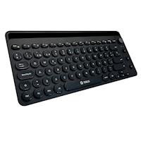 Teclado Teros TE-4064 Inalámbrico 2.4GHZ BT 3.0 80 Teclas Negro