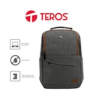 Mochila Teros TE-ACS9023 para Laptop Hasta 15.6 Gris