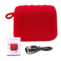 Parlante Bluetooth Acuático IPX7 Movisun Power Mini Rojo