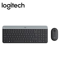 COMBO DE TECLADO Y MOUSE INALÁMBRICOS SLIM -  GRAFITO - MK470 | Logitech