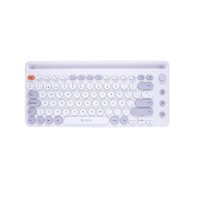 Teclado Wireless TEROS TE-4070S TE4070S 2.4GHz bluetooth 5.2 80 teclas blanco