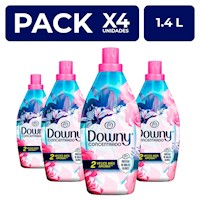Downy Suavizante para Ropa Concentrado Floral 1.4L PackX4