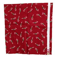 Tela Plana Diseño Baston Muerdago 110x36cm 110cm