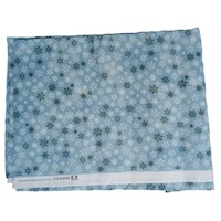 Tela Plana Diseño Cielo Copo Azul 120x94cm 120cm Joann