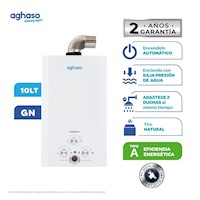 Terma a Gas Aghaso 10LT Tiro Natural TER-AGH012