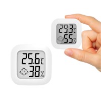 Termómetro Ambiental con Adhesivo mide la Temperatura y Humedad