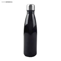 Termo Estilo Botella de 470 ML de Acero Inoxidable Negro