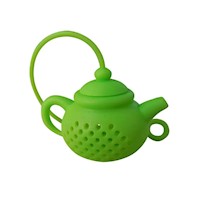 Infusor filtrante de té modelo tetera verde