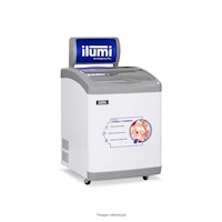 CONGELADOR CON TAPA DE VIDRIO DE 160L ILUMI TF-1600 COLOR BLANCO