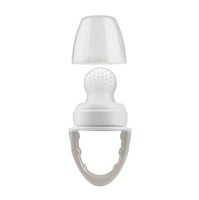 Alimentador de silicona Fresh Firsts, Gris