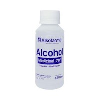 Alcohol 70° Medicinal  - Frasco 120 ML