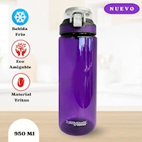 Tomatodo Deportivo Clasico Thermos 950 Ml Morado