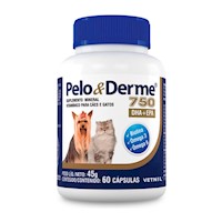 Pelo & Derme 750 Vetnil 60Capsulas