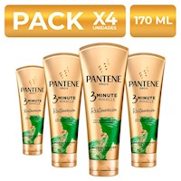 Pantene Acondicionador 3MM Restauración 170ml PackX4