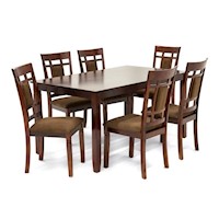 Juego para comedor Dmuebles 6 sillas Eliot - Nogal